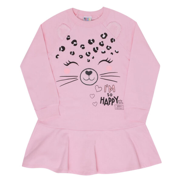 Vestido Bebê Menina - Rosa - 47213-1