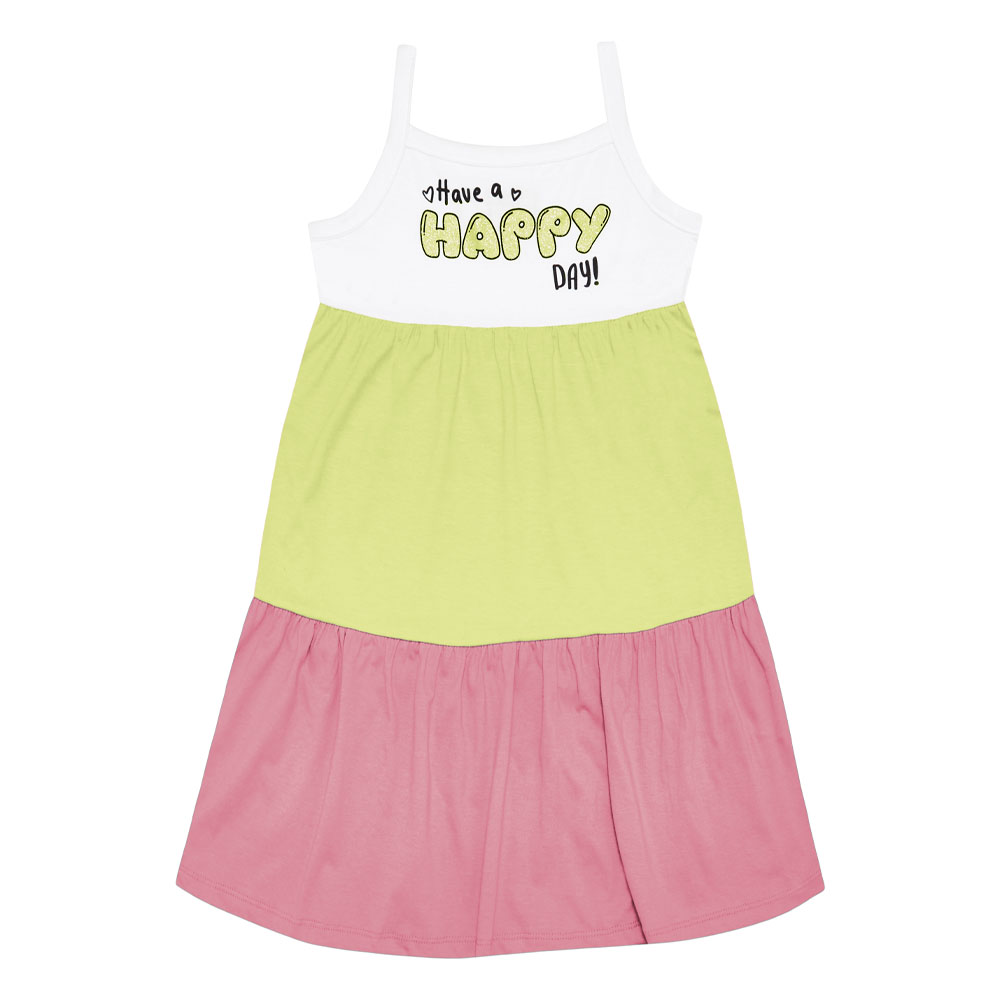 Vestido Primeiros Passos Menina - Amarelo Lumi - 48307-1182