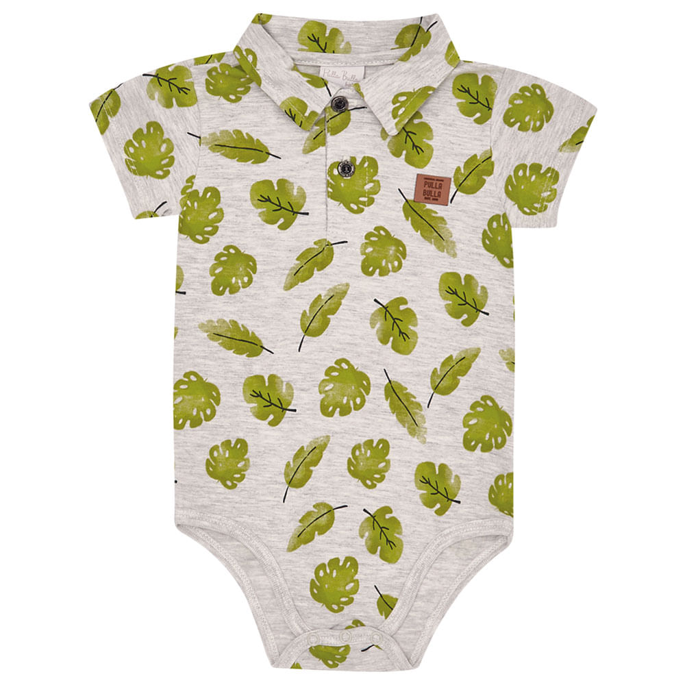 Body Bebê Menino - Mescla Banana - 48652-60