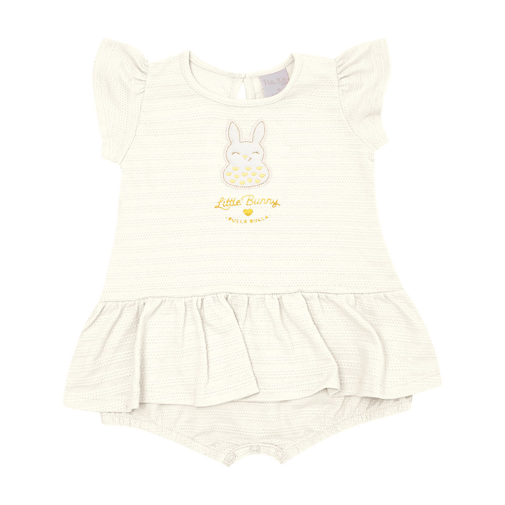 Macacão Bebê Menina - Off White - 49105-1271