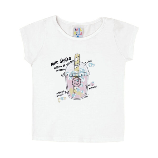 Blusa Primeiros Passos Menina - Branco - 49201-3