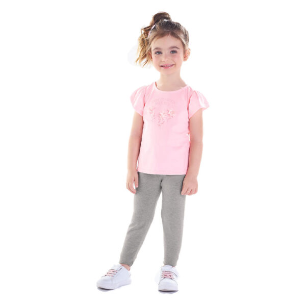 Blusa Primeiros Passos Menina - Rose - 49202-11