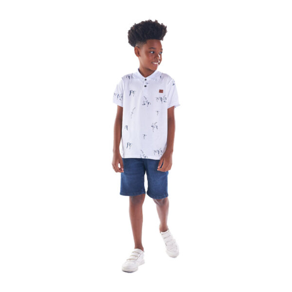 Polo Infantil Menino - Branco - 49359-3