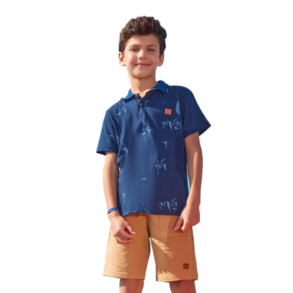 Polo Infantil Menino - Marinho - 49359-58