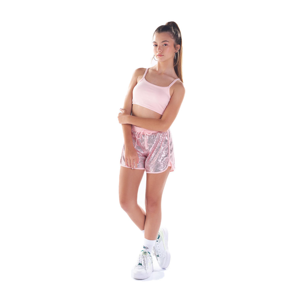 Shorts Juvenil Menina - Rose - 49410-11