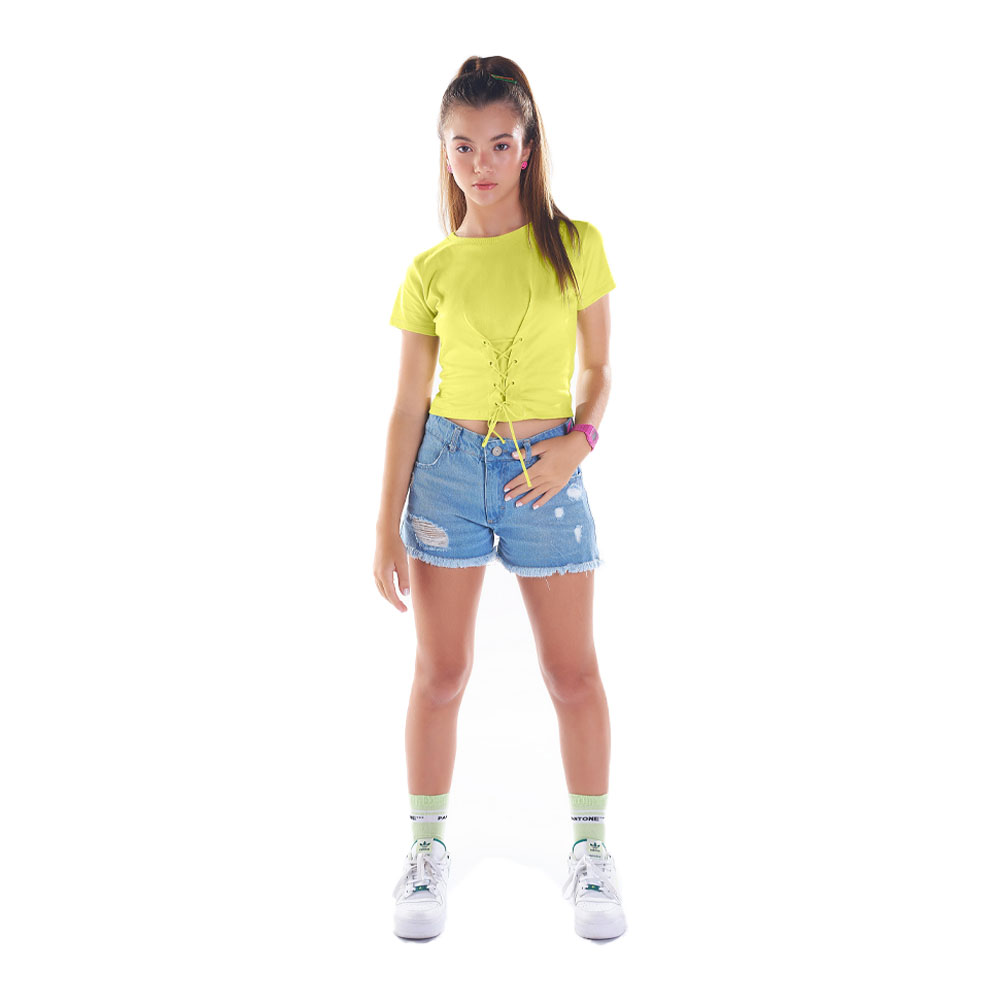 Shorts Juvenil Menina - Jeans - 49411-1267