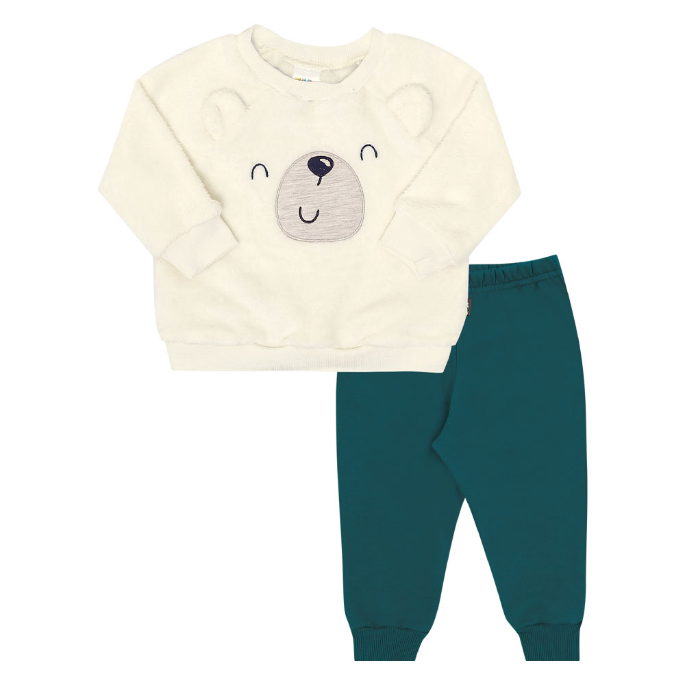 Conjunto Bebê Menino - Natural - 49560-68
