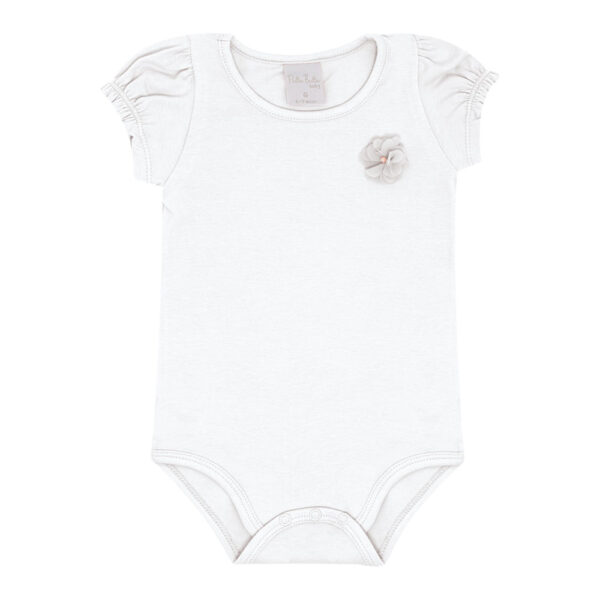 Body Bebê Menina - Branco - 50500-3