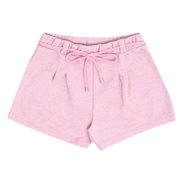 Short Primeiros Passos Menina - Chiclete - 50607-13