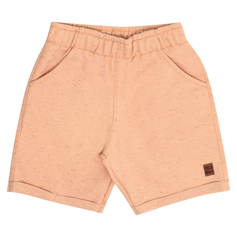 Bermuda Primeiros Passos Menino - Pessego - 50665-1292