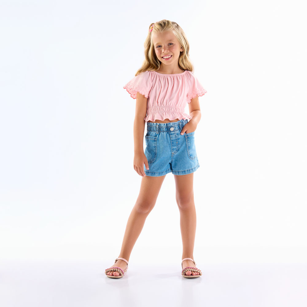 Conjunto Infantil Menina - Rose - 50733-11