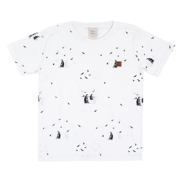 Camiseta Infantil Menino - Branco - 50760-3