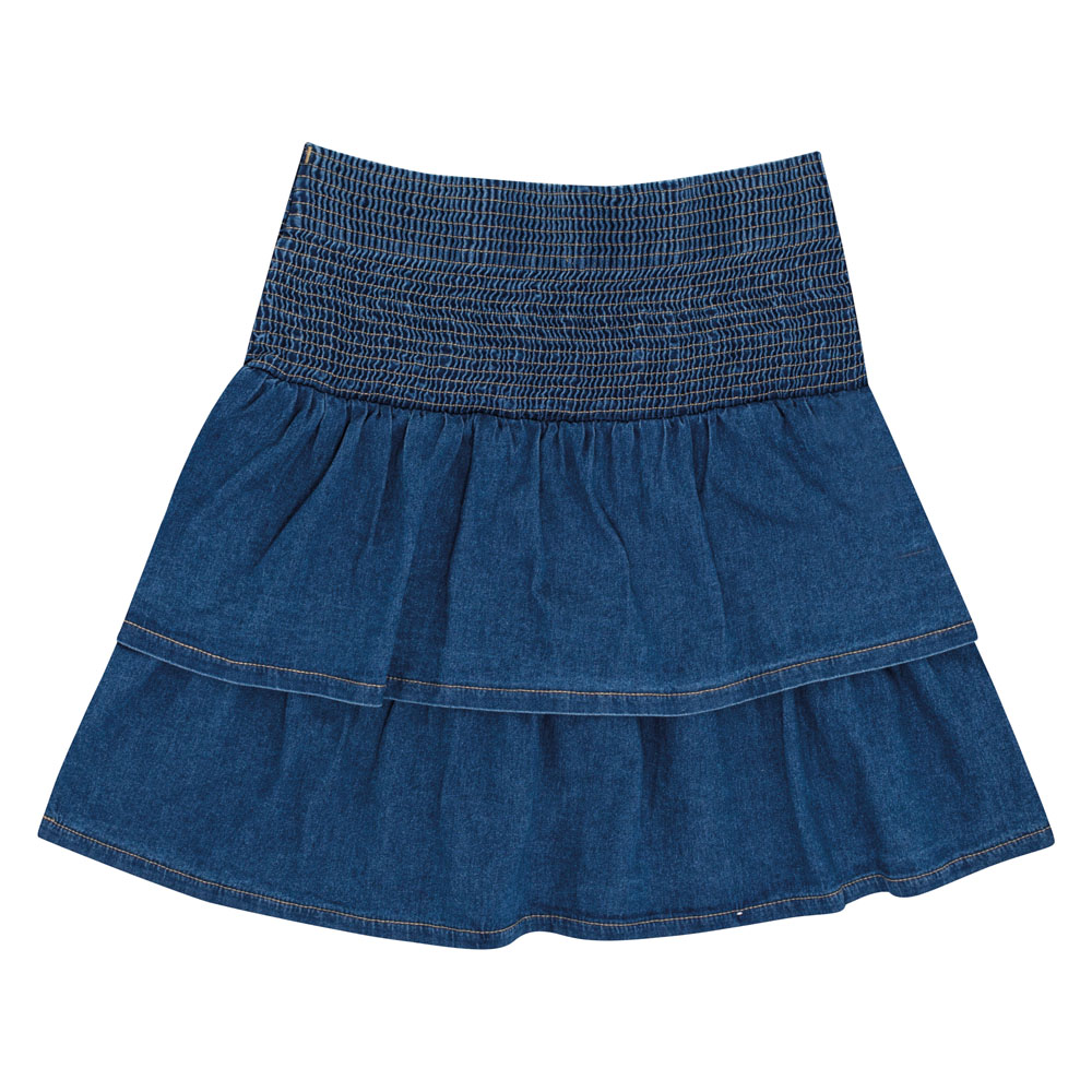 Short Saia Juvenil Menina - Jeans - 50818-1125