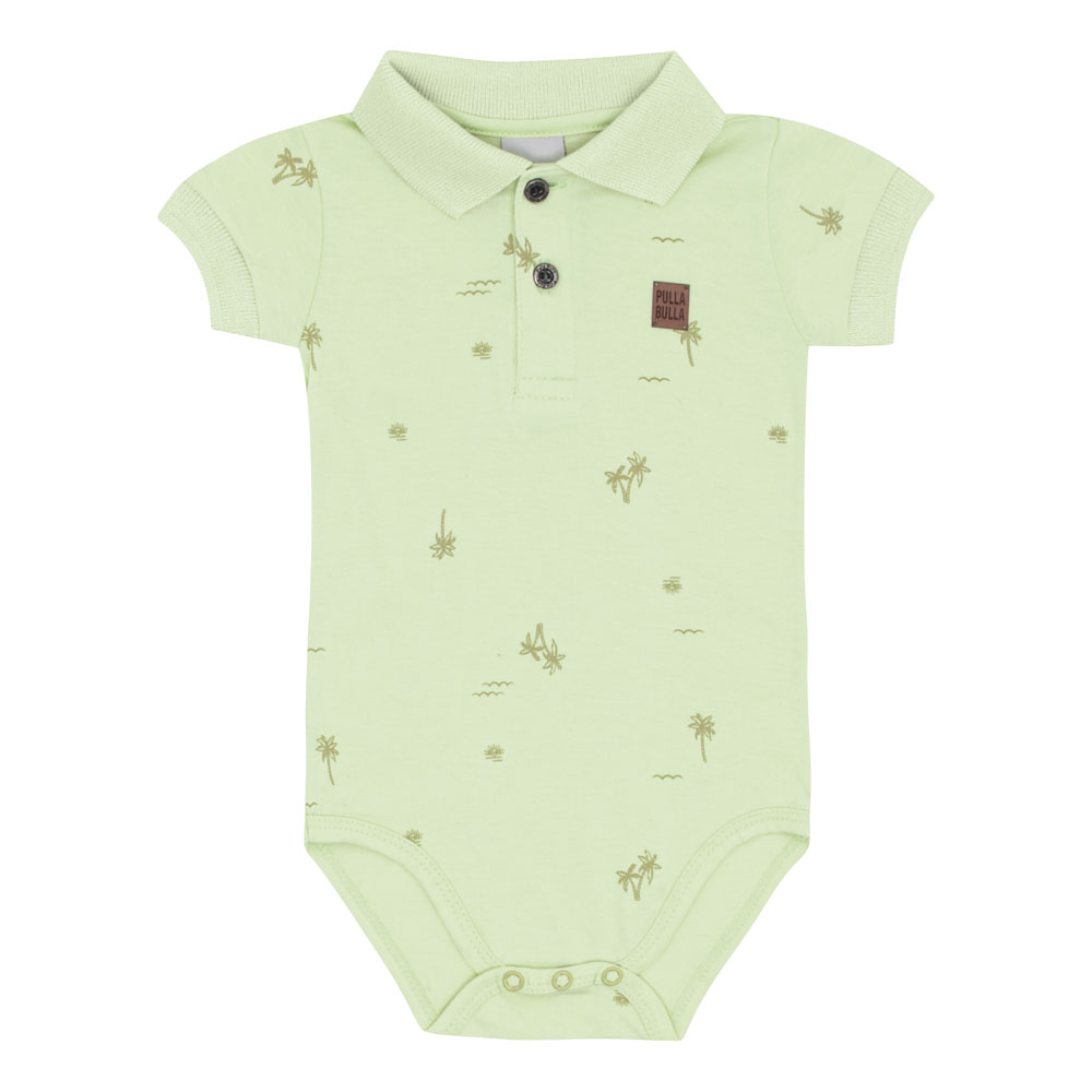 Body Bebê Menino - Verde - 52154-1257