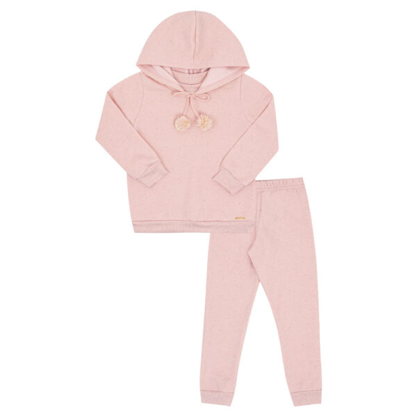 Conjunto Primeiros Passos Menina - Rosa - 52735-11