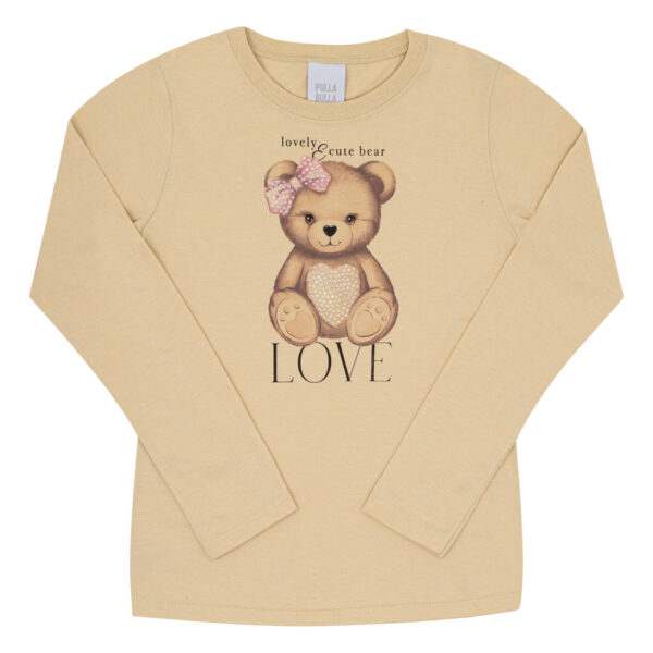 Blusa Infantil Menina - Marrom - 52806-1288