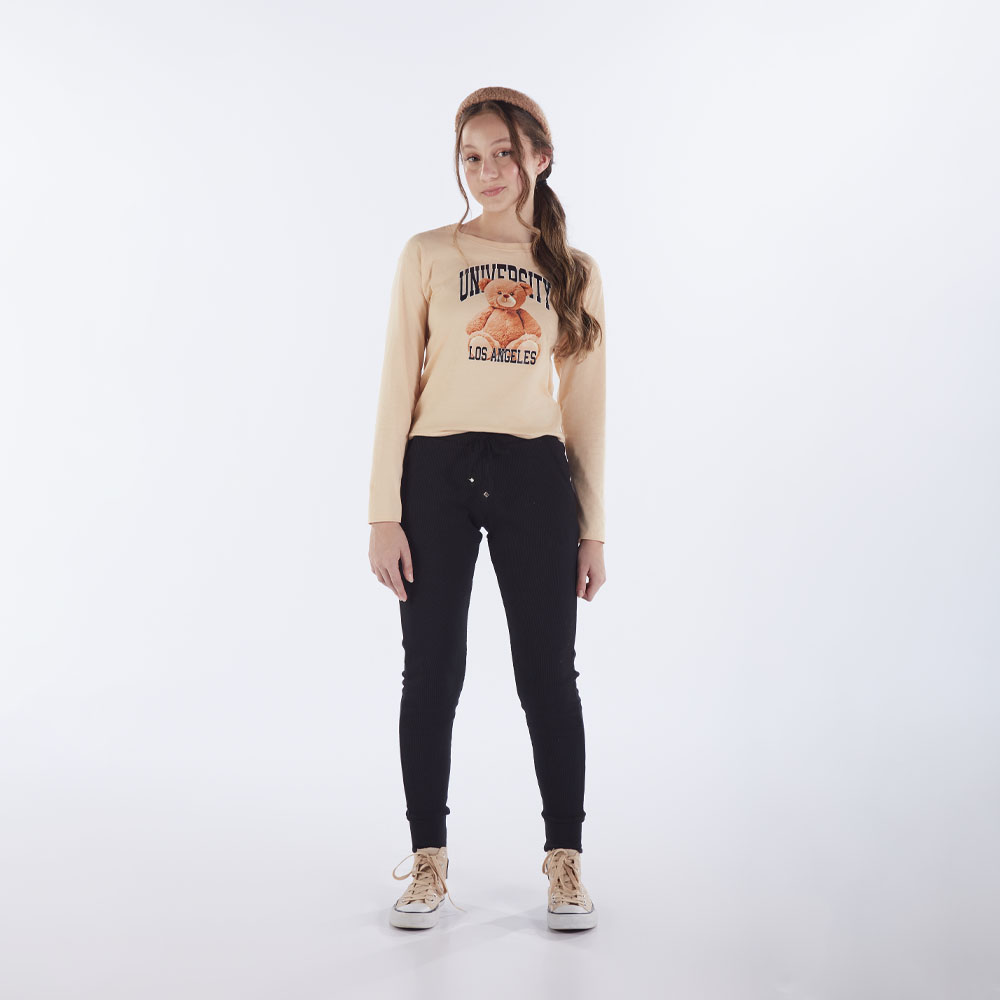 Blusa Juvenil Menina - Bege - 52910-1288