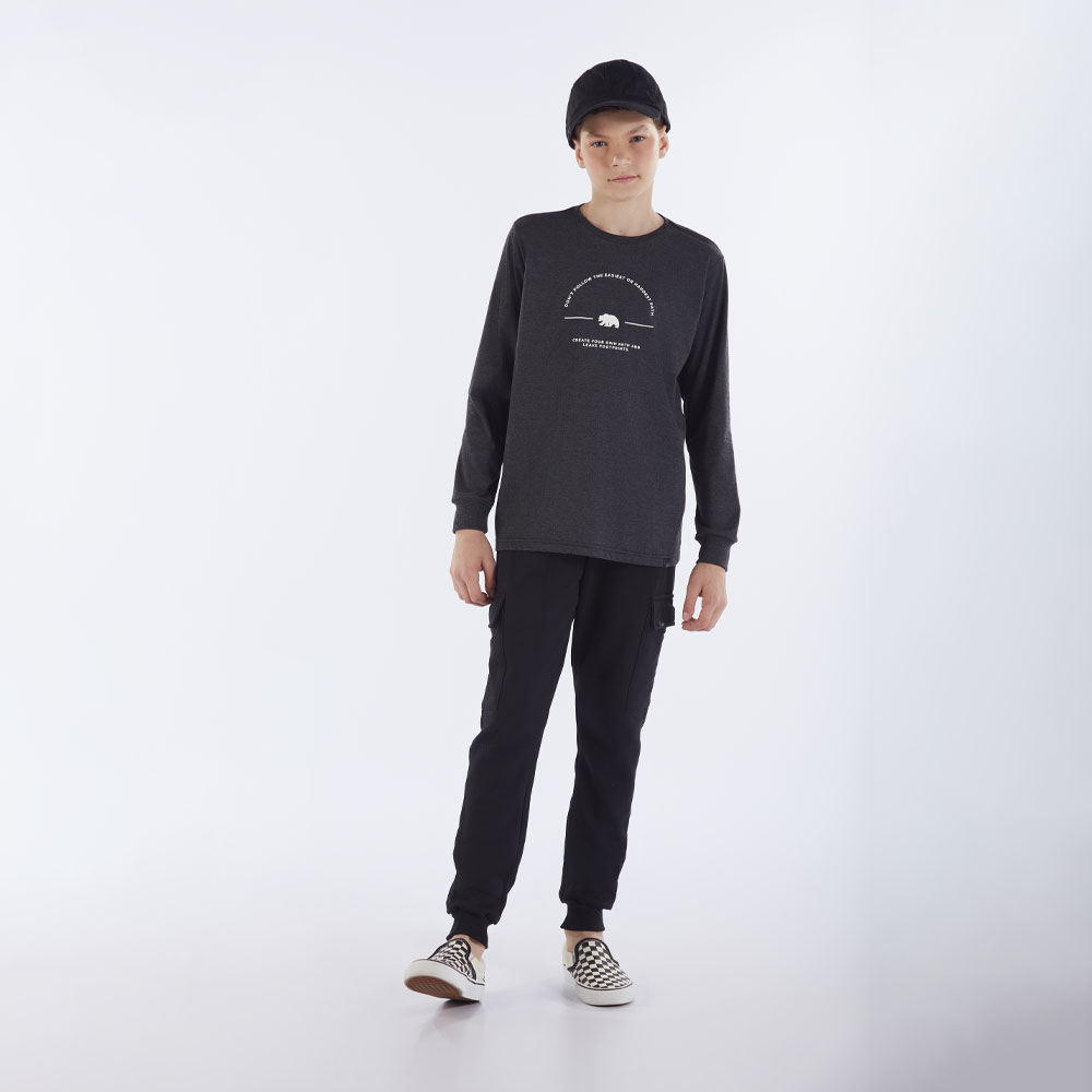 Camiseta Juvenil Menino - Preto - 52961-876