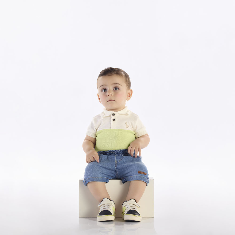 Body Bege Bebê Pulla Bulla Menino - 53252-1271
