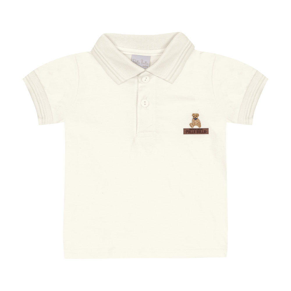 Polo Bege Bebê Pulla Bulla Menino - 53256-1271