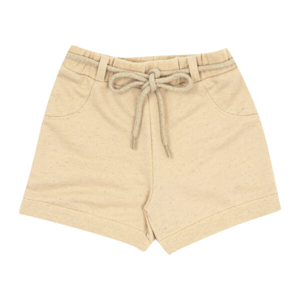 Short Marrom Primeiros Passos Pulla Bulla Menina - 53306-1343