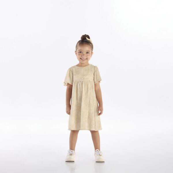 Vestido Marrom Primeiros Passos Pulla Bulla Menina - 53316-1361