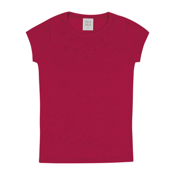 Blusa Vermelho Infantil Pulla Bulla Menina - 53403-65