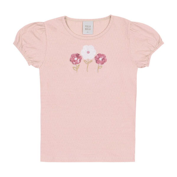 Blusa Rosa Infantil Pulla Bulla Menina - 53404-11