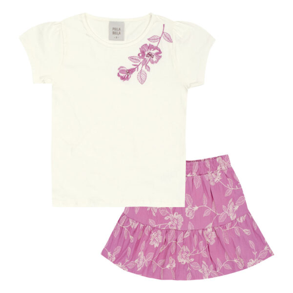 Conjunto Bege Infantil Pulla Bulla Menina - 53437-1271