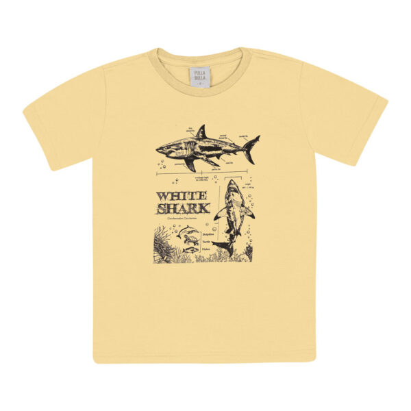 Camiseta Amarelo Infantil Pulla Bulla Menino - 53457-1346