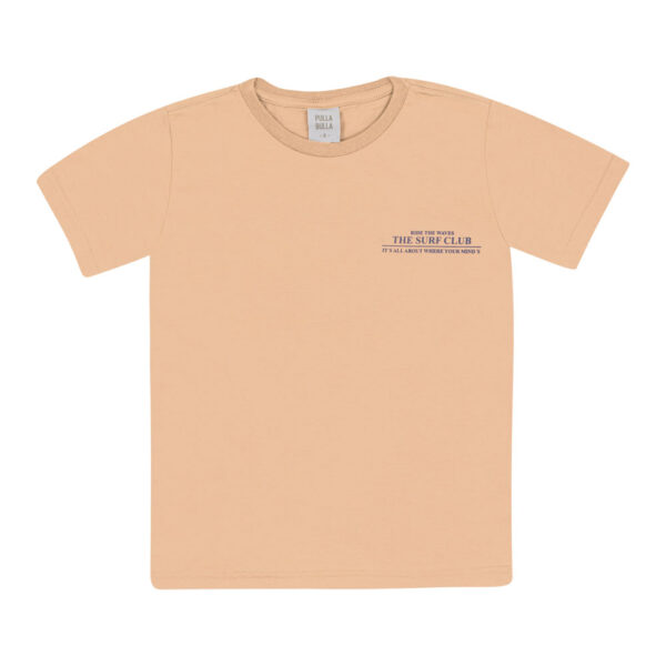 Camiseta Laranja Infantil Pulla Bulla Menino - 53458-1292