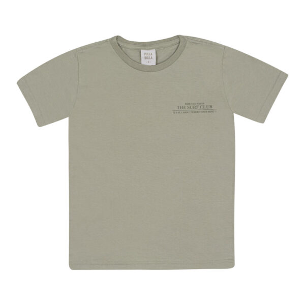 Camiseta Verde Infantil Pulla Bulla Menino - 53458-1350