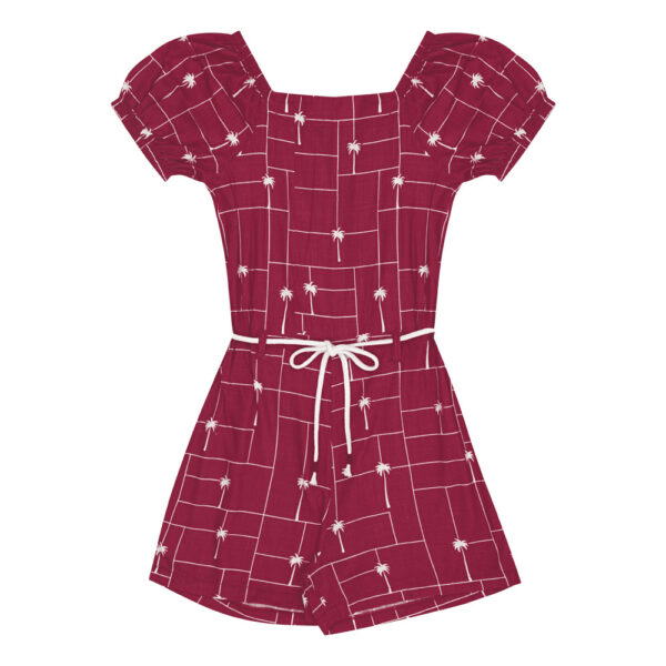 Macaquinho Vermelho Juvenil Pulla Bulla Menina - 53519-1375