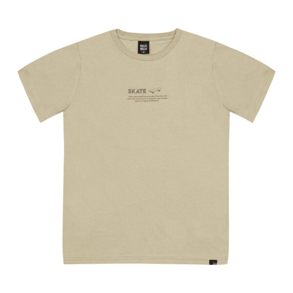 Camiseta Marrom Juvenil Pulla Bulla Menino - 53557-1345
